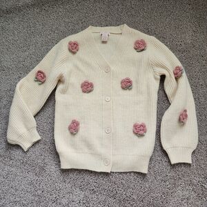 Beige Button Up Cardigan